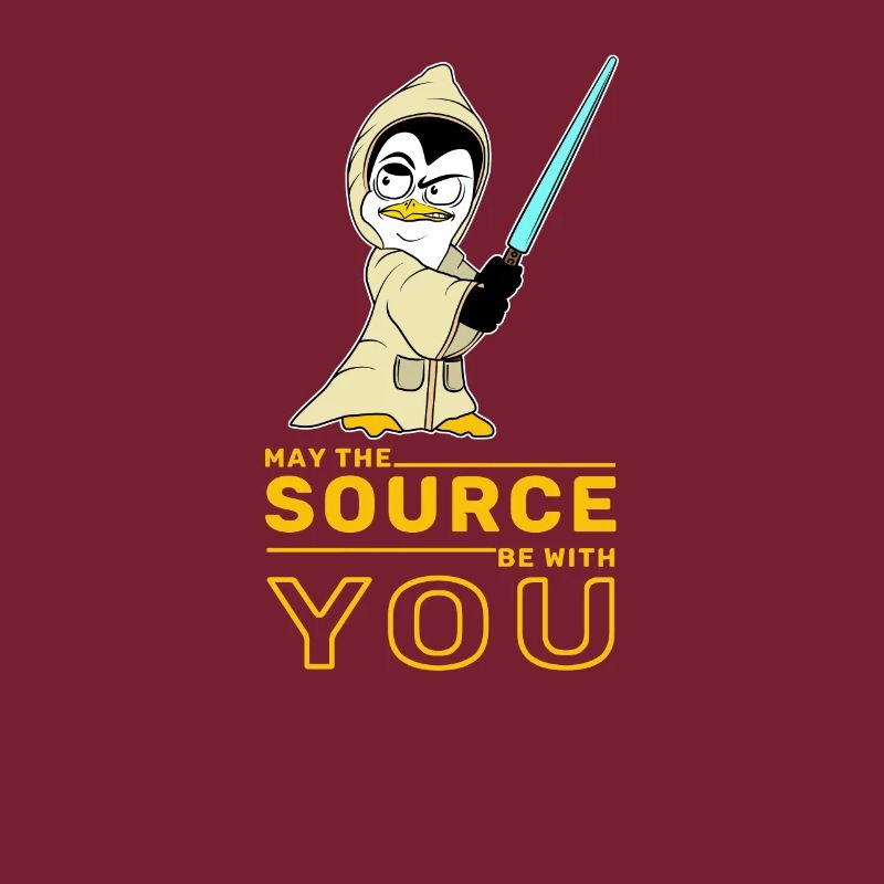 IT nerd Linux Linux penguin geek software engineer