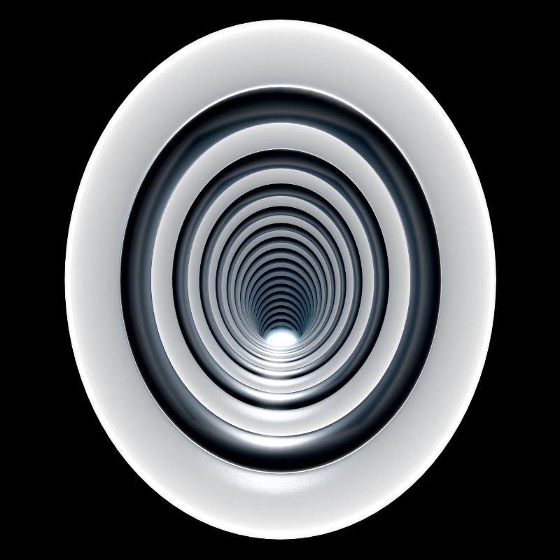 3D vortex effect with swirl / 3D effect swirl