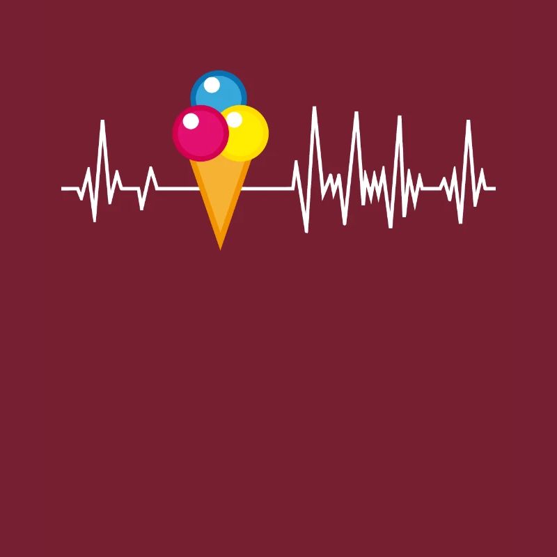 Eiswaffel Herzschlag Eis Eiscreme Eisdiele