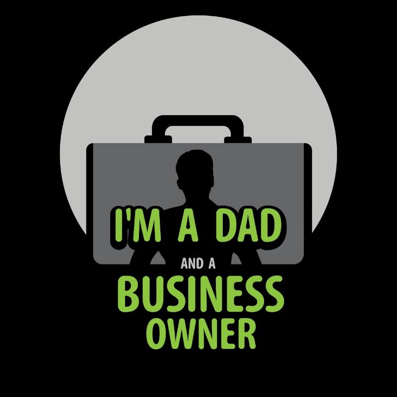 Ich Bin Ein Vater Und Ein Geschäftsinhaber CEO