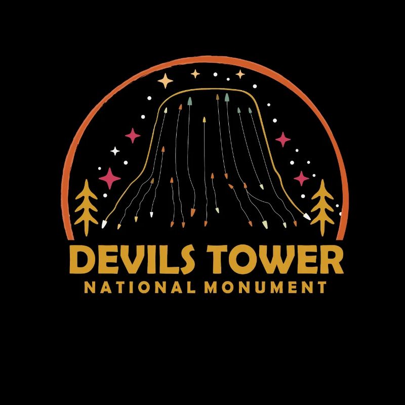 Devils Tower Wyoming Mountain National Monument Wall