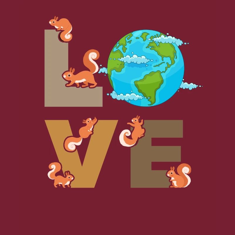 Squirrel Love Squirrel Sweet Squirrel