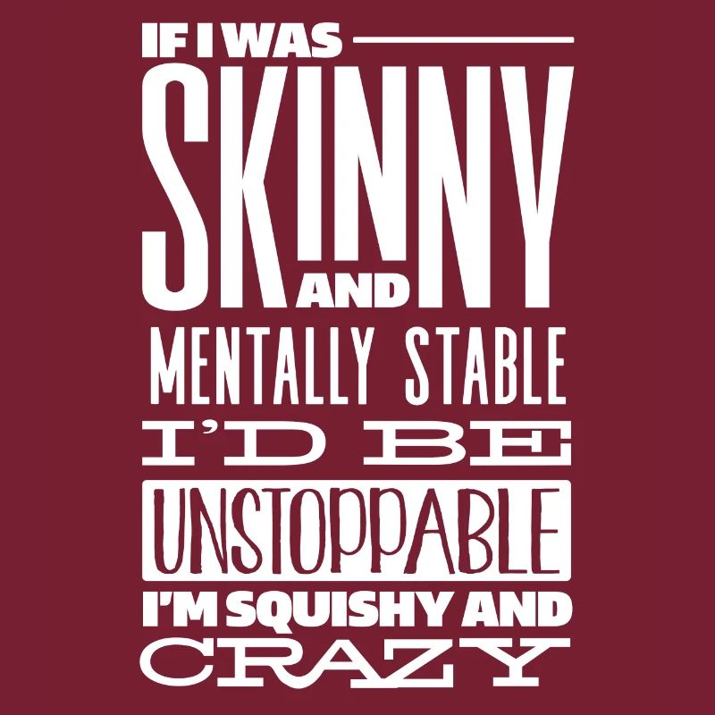 Magro e psicologicamente stabile