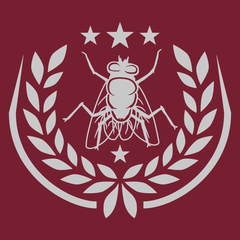 Sterne Lorbeerkranz Stubenfliege Design