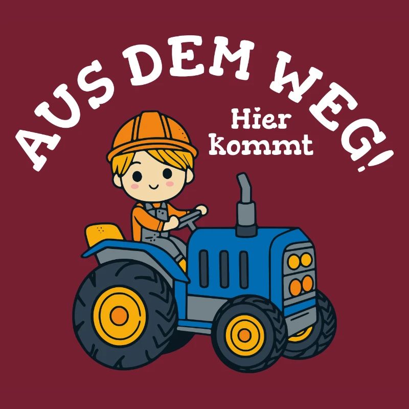 Traktor Junge Kinder Name Vorlage