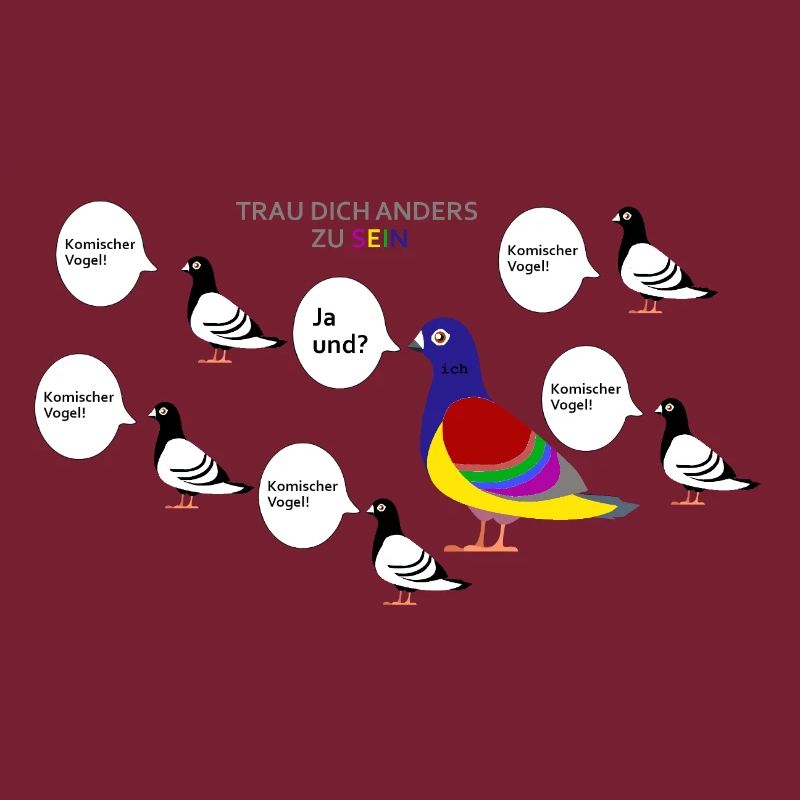 Trau dich anders zu sein