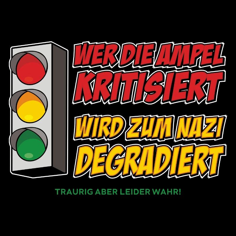 Who criticizes the traffic light