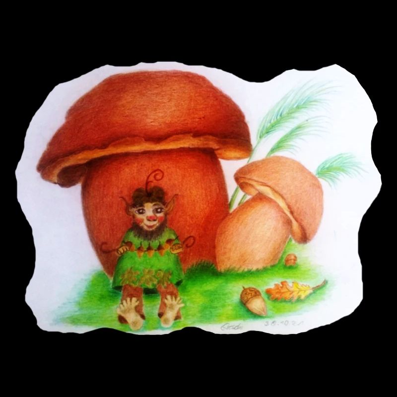 Waldtroll Märchen Pilz