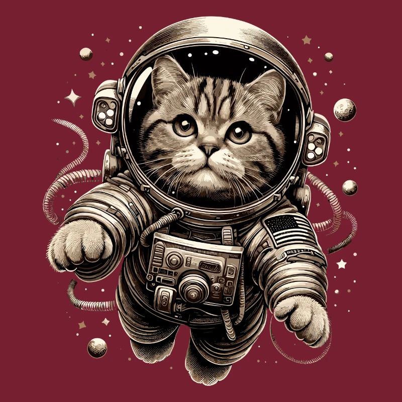 Astronaut BKH getigert Geschenk