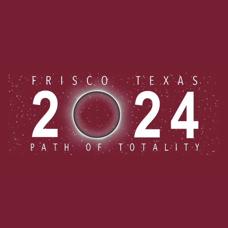 Eclipse de Soleil Frisco Texas 8 avril 2024