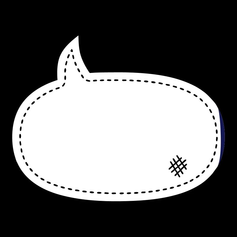 speech balloon patch