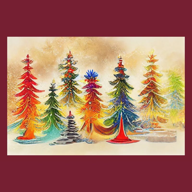 Artistic Christmas Tree