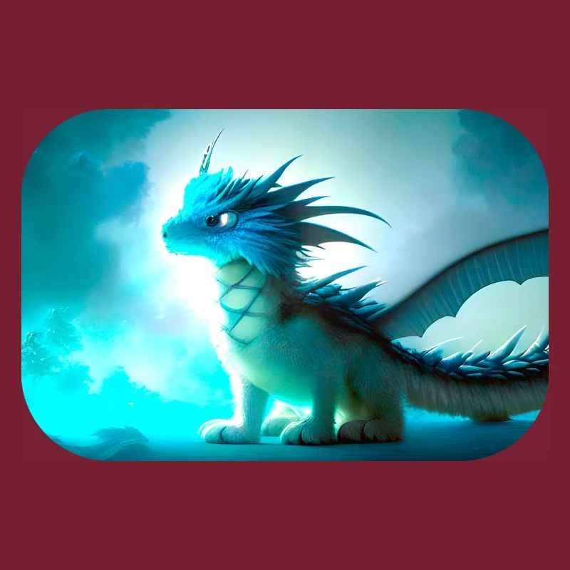 Grummliger kleiner Drache