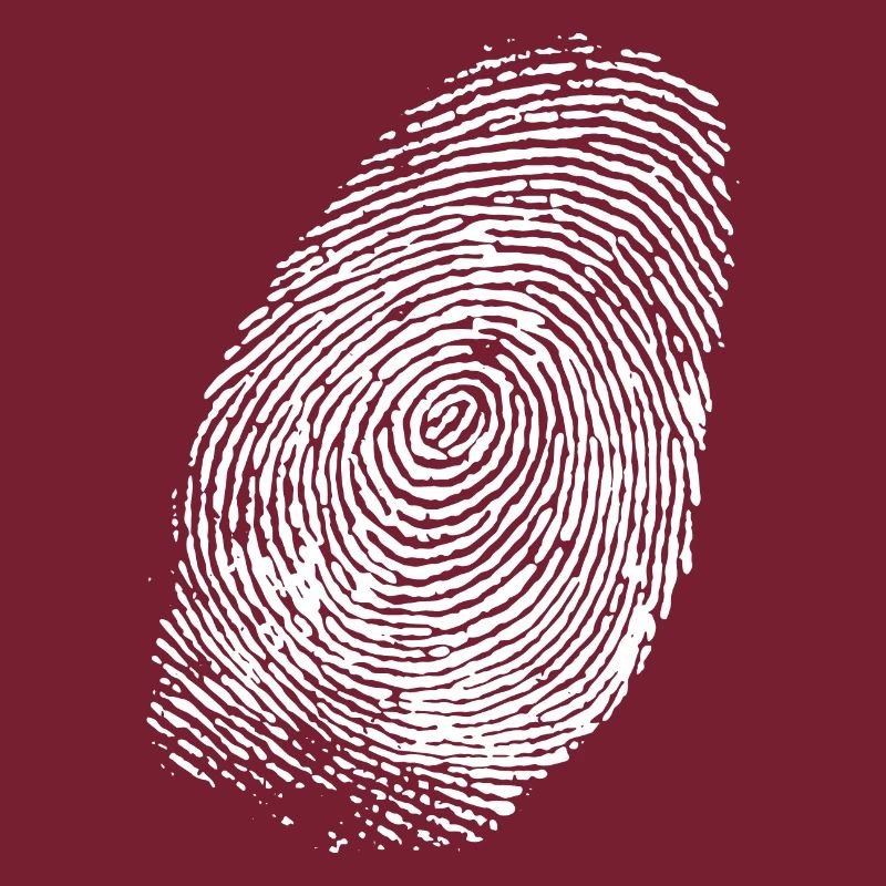 Empreinte digitale (blanc)