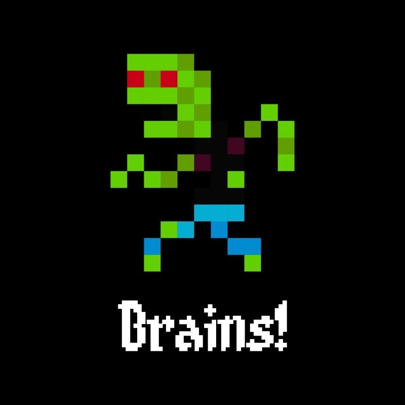 Zombie 8 bits (Brains!)