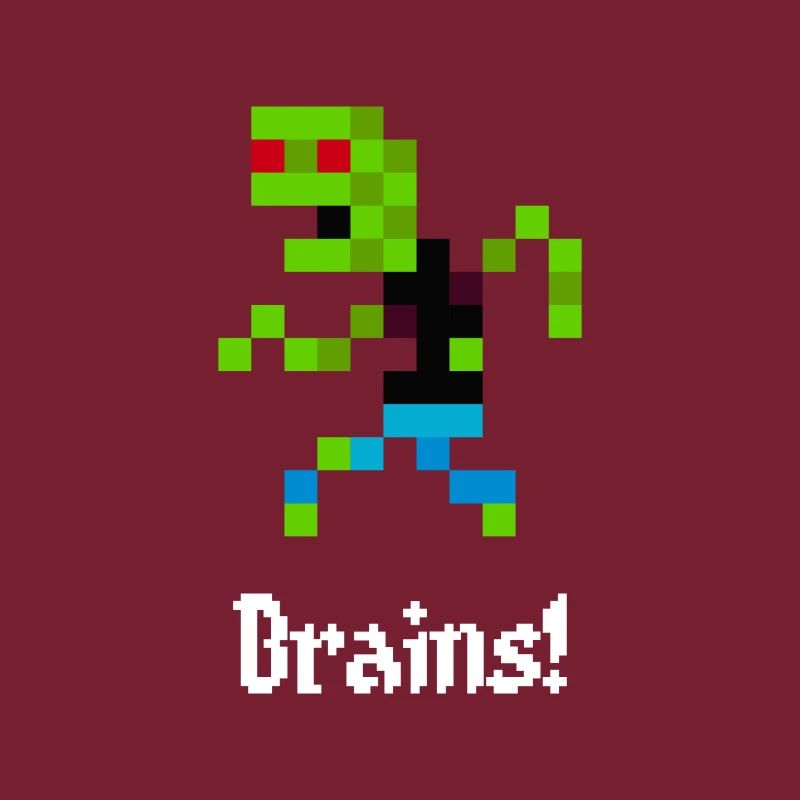 8-Bit Zombie (Brains!)