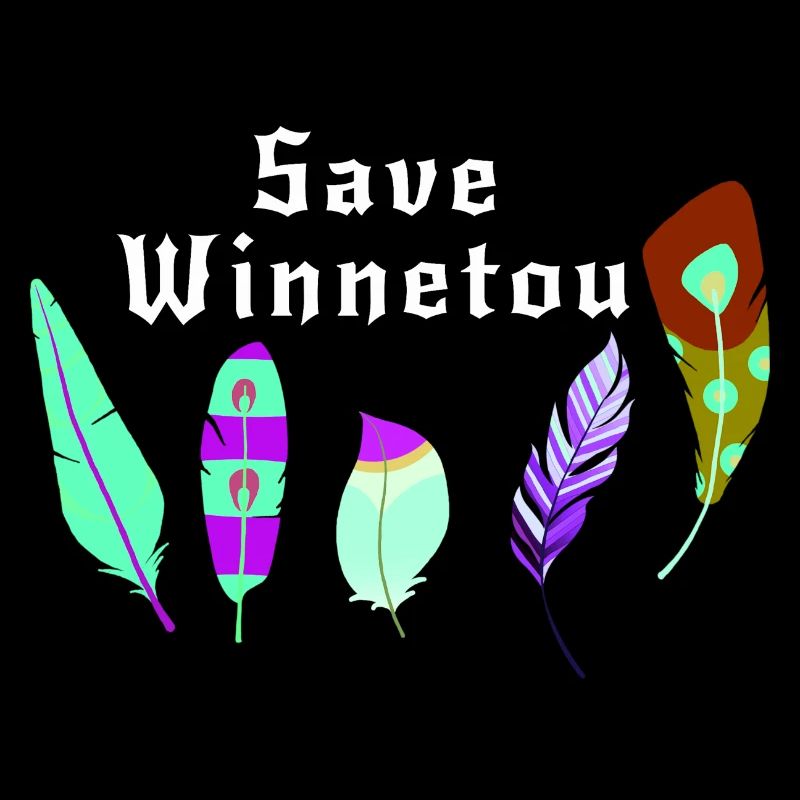 Save Winnetou,Winnetou,Federn,Illustration