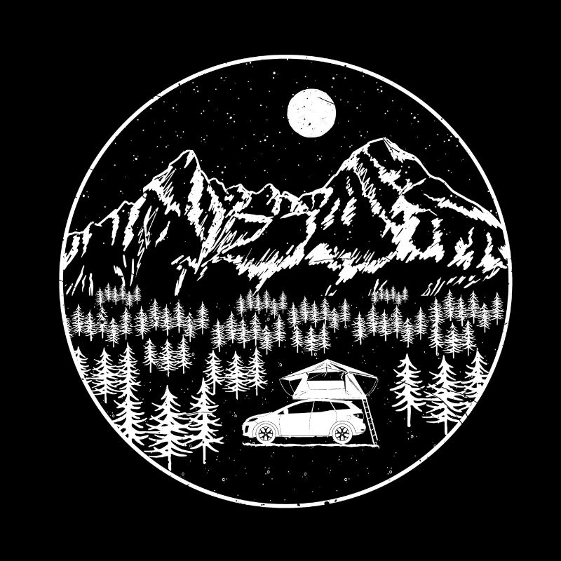 Dachzelt Klappdachzelt Natur Camping Geschenk Auto