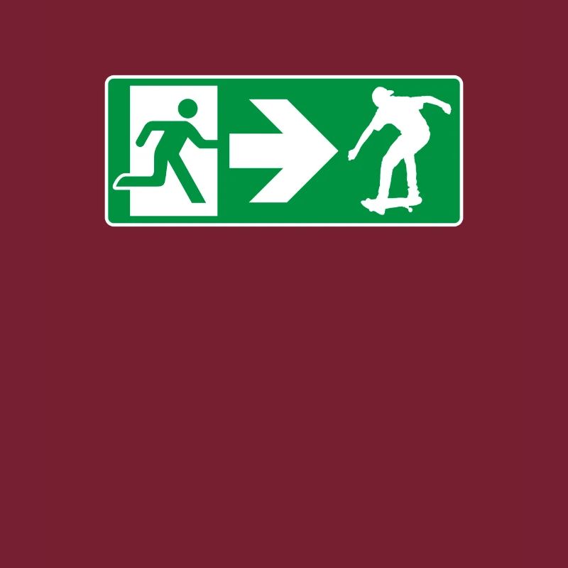 Emergency Exit Skateboard Skater