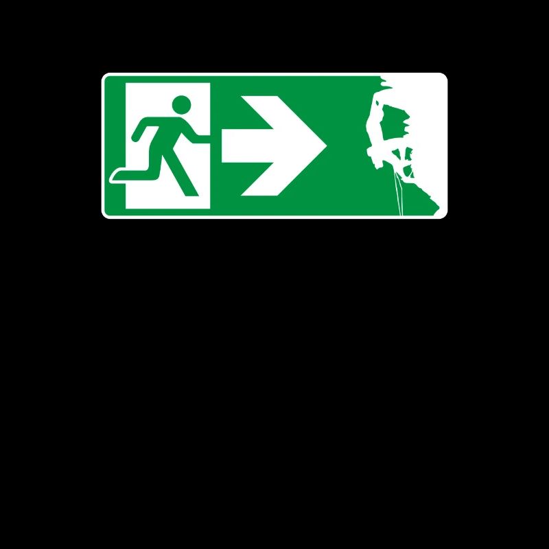 Emergency Exit Climbing Climber