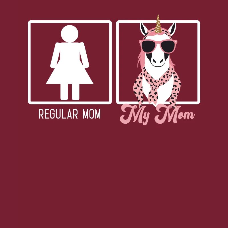 Lustiger Mutter Vergleich Einhorn Mama Stil