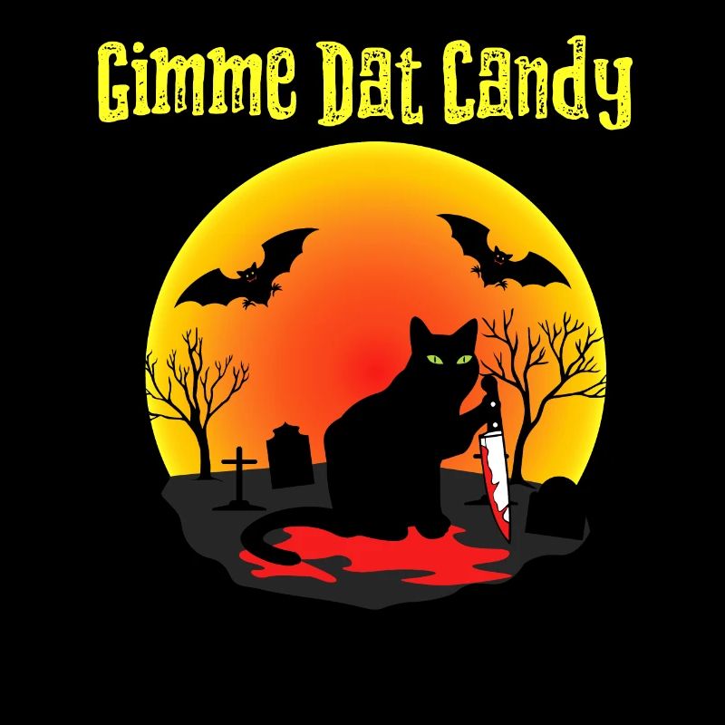 Gimme Dat Candy Chat Effrayant Halloween