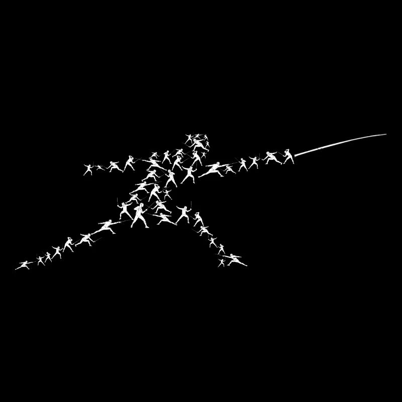 Escrim silhouette Escrime épée