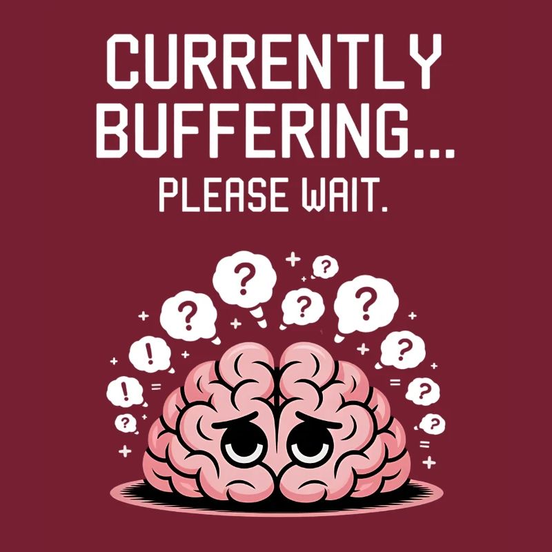Funny Brain Thinking Saying