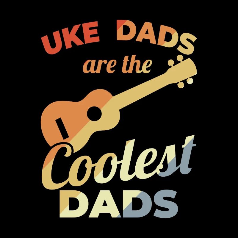 Ukulele Väter sind die coolsten Väter