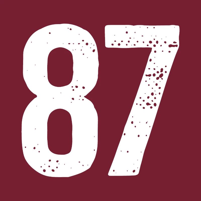 87 Numéros Blanc