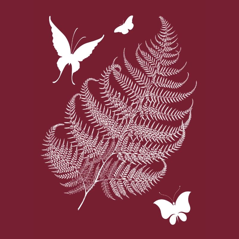 Farn Schmetterlinge Design