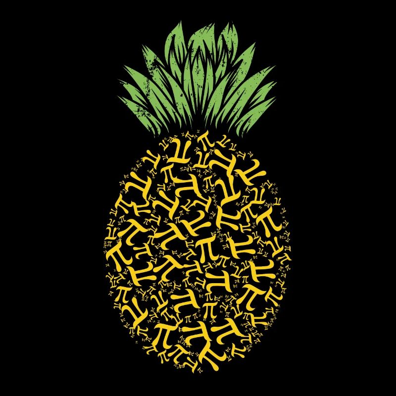 Pineapple PI Day Gift for Mathe Geek