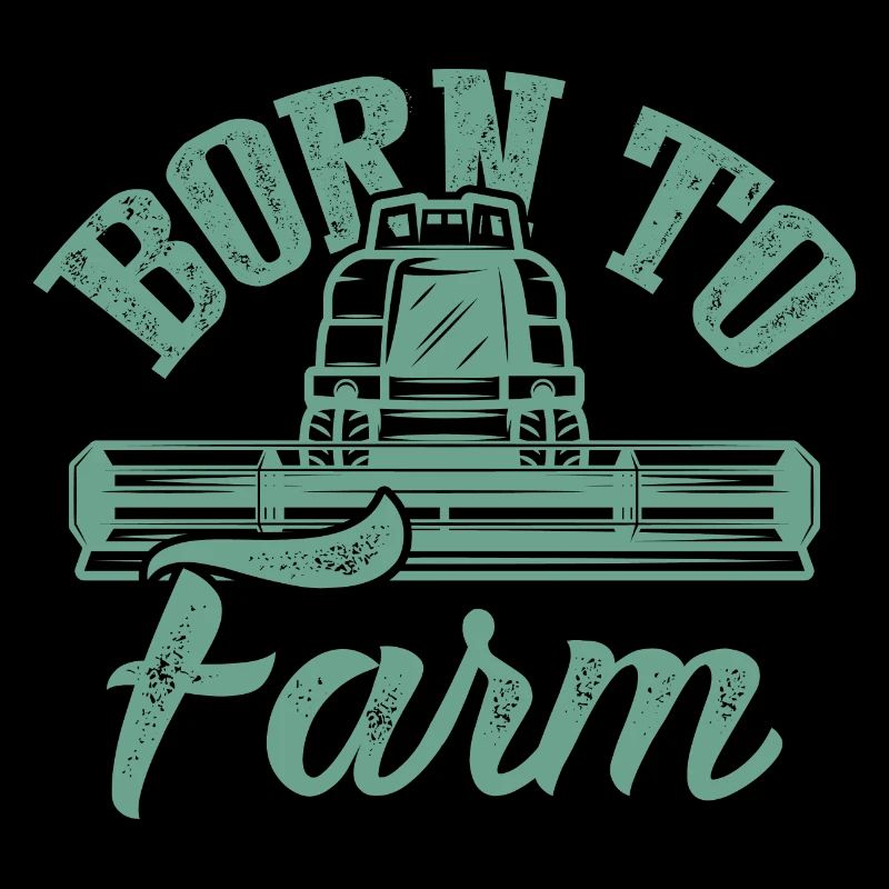 né à la ferme