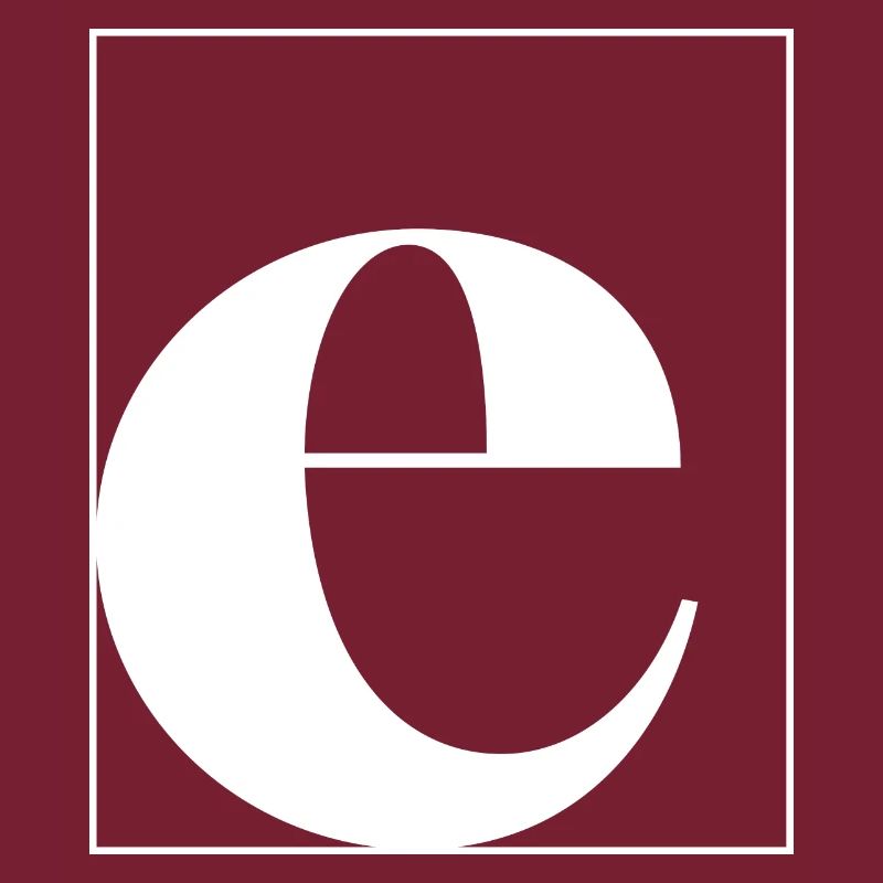 Letter alphabet e