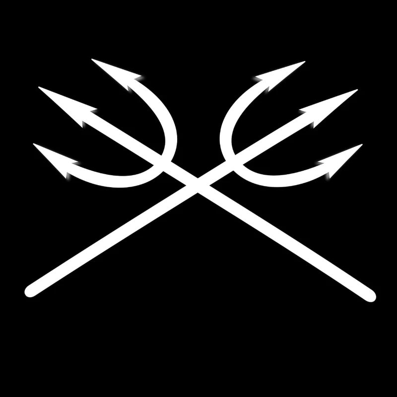 Trident Neptune Skewer Harpoon Icon Gift