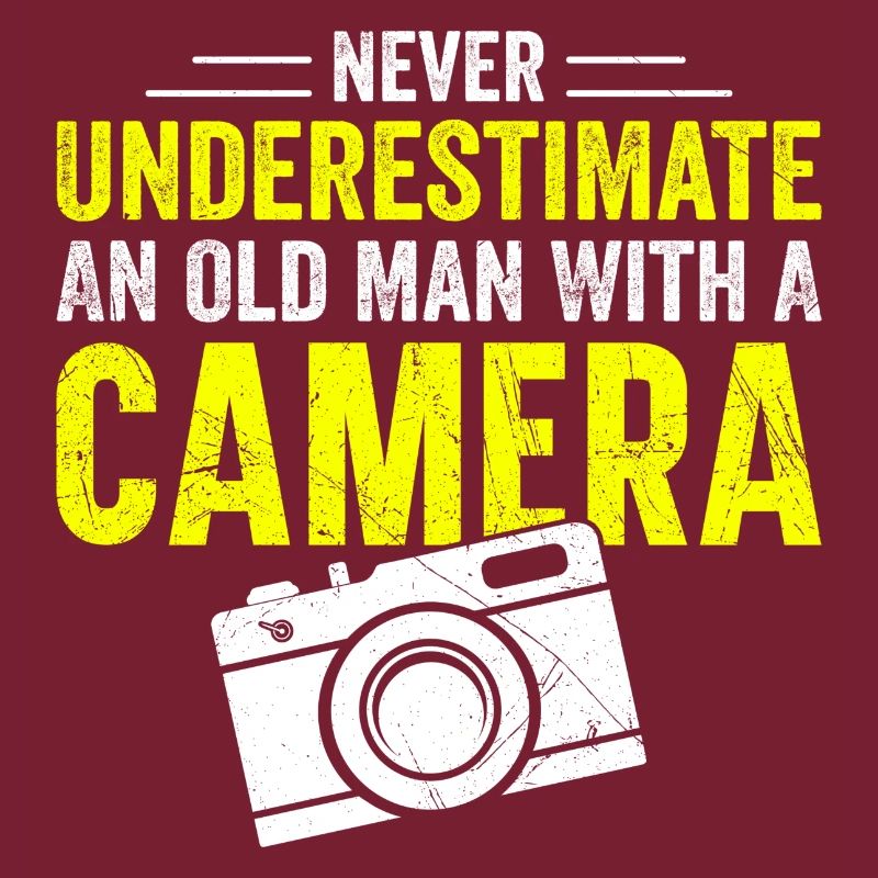 Never underestimate an old man with a camera