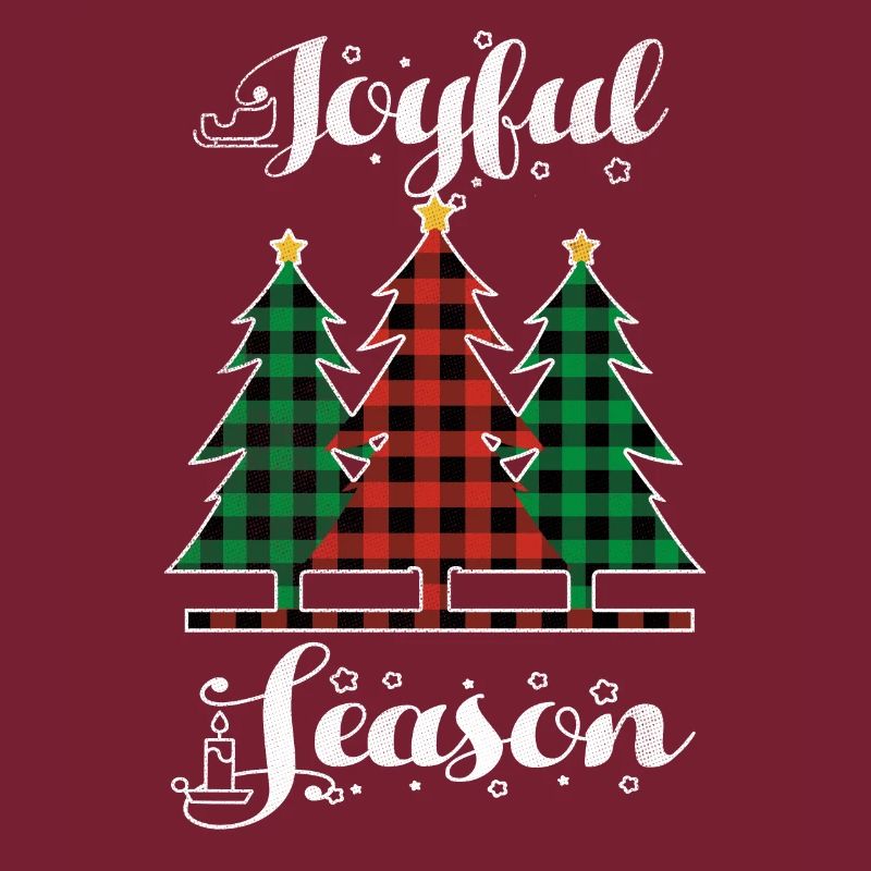 Éléments de Noël Saison joyeuse Plaid Noël