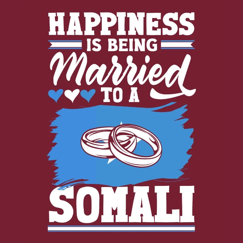 Somali Somalia Flagge Glück wird verheiratet mit