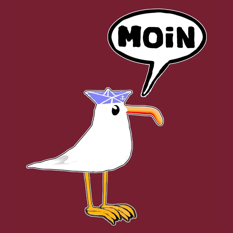 Moin Seagull Rubber Boots Boots Speech Bubble