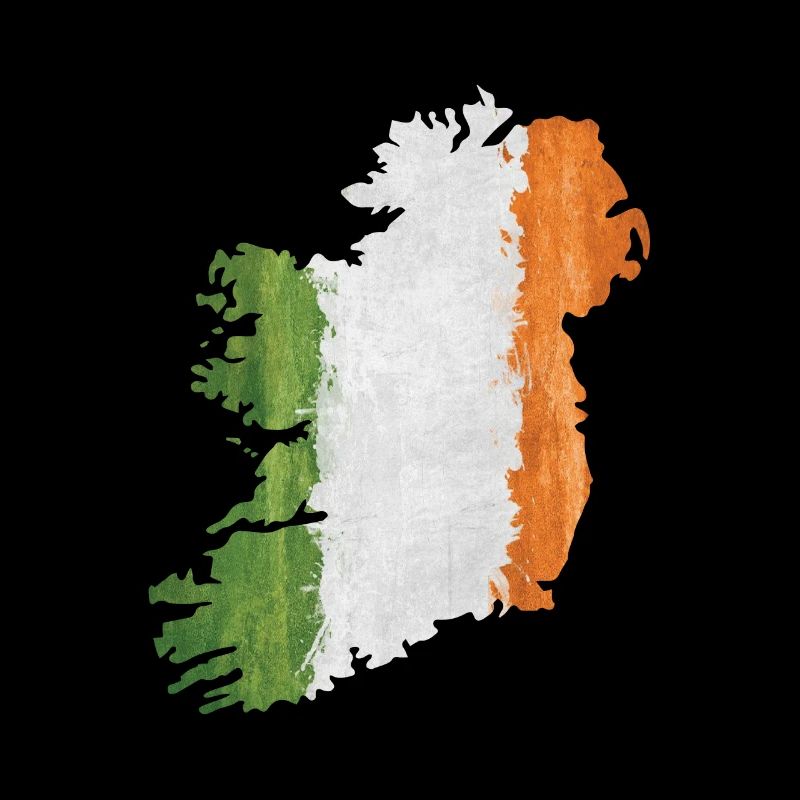 Irlande - frontière dans le drapeau national