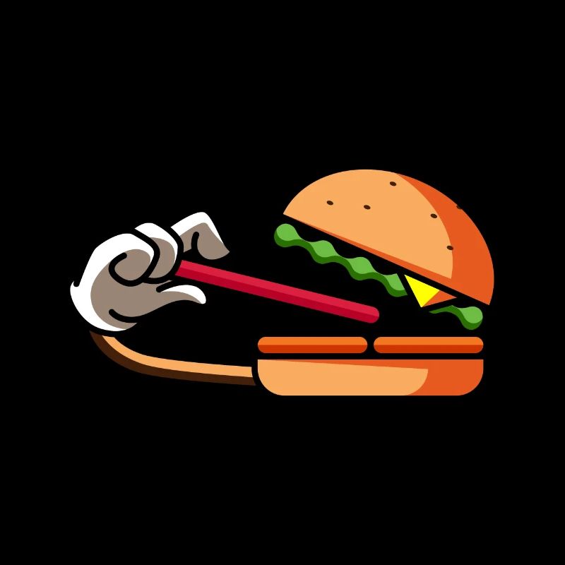 Hamburger affamé