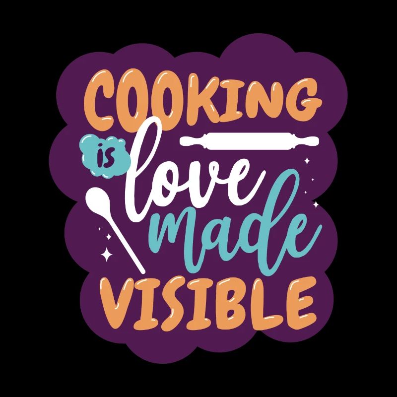 Kochen ist sichtbare Liebe Geschenk Köchin