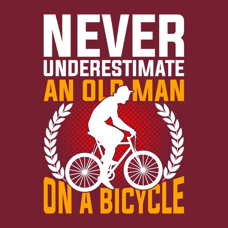 Bicycle old man