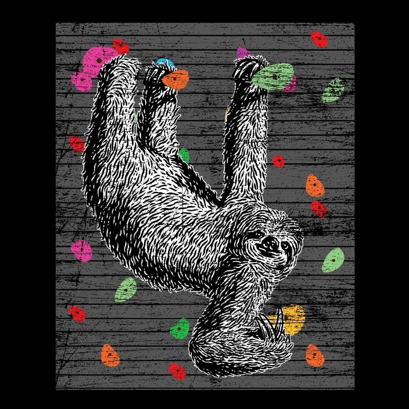 Climbing sloth nature