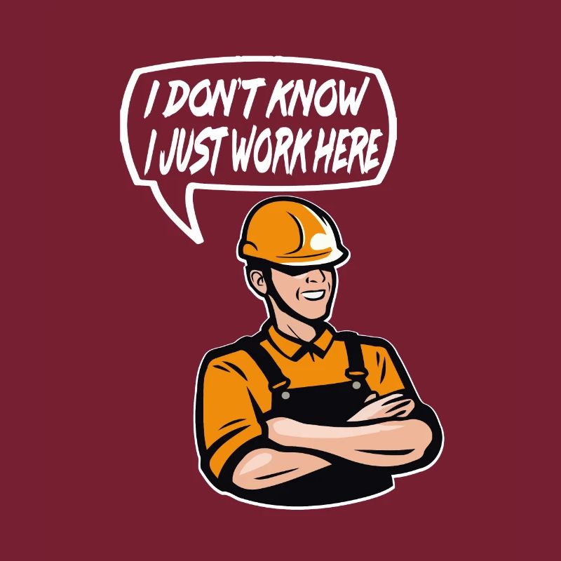 Construction worker construction site design