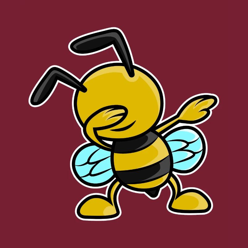 Bee dabbing cool trend dab dance beekeeper gift