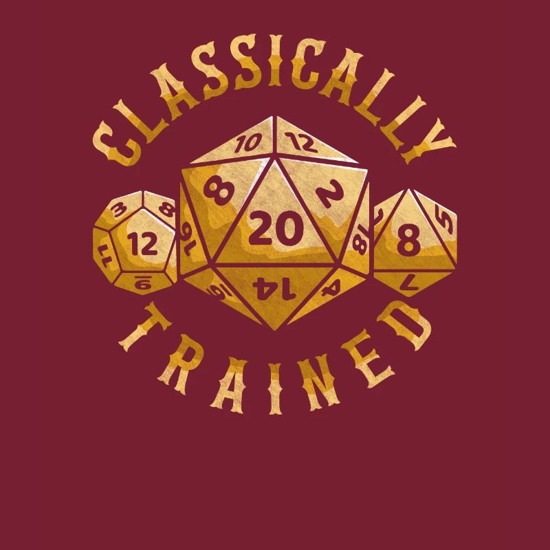 Classically Trained D20 Dice RPG Gift Tabletop
