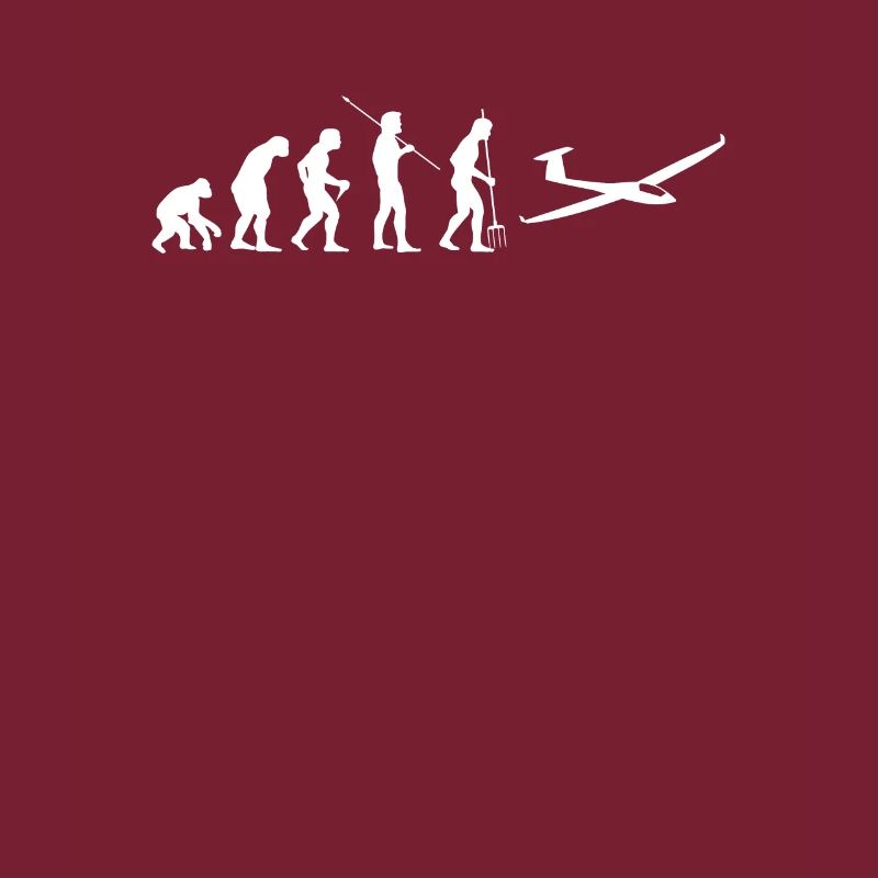Cadeau de t-shirt de pilote de planeur Evolution