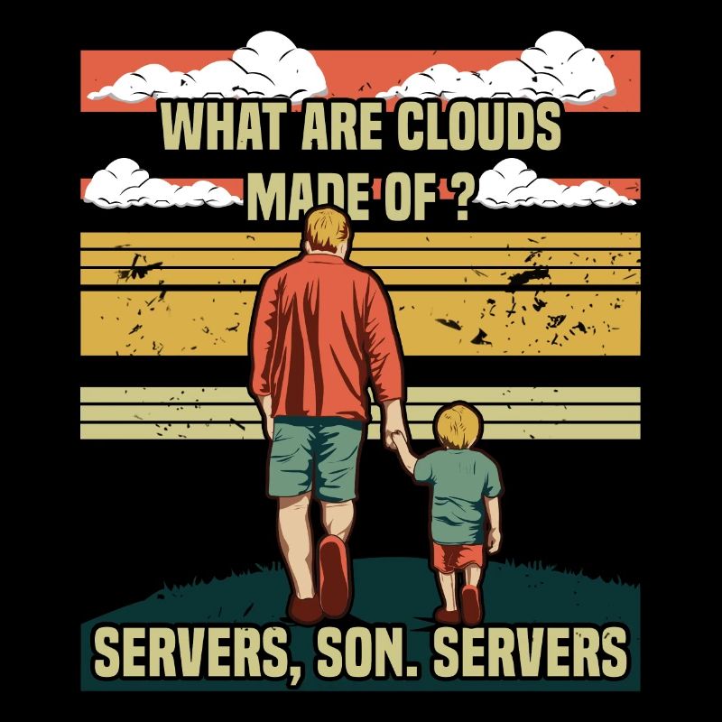 Programmierer Papa - Clouds Server Sohn