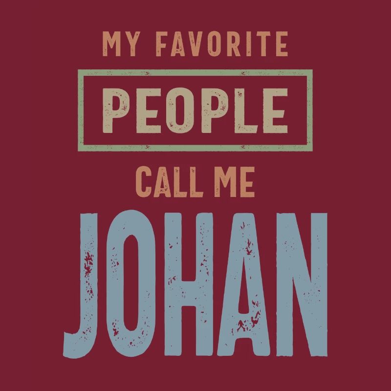 Johan Personalized Name Birthday Gift